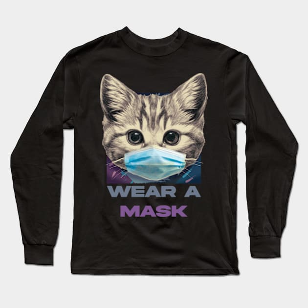 Wear a Mask Long Sleeve T-Shirt by Frajtgorski